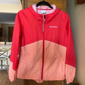 Columbia Girls Flash Forward Windbreaker Jacket • Size Large